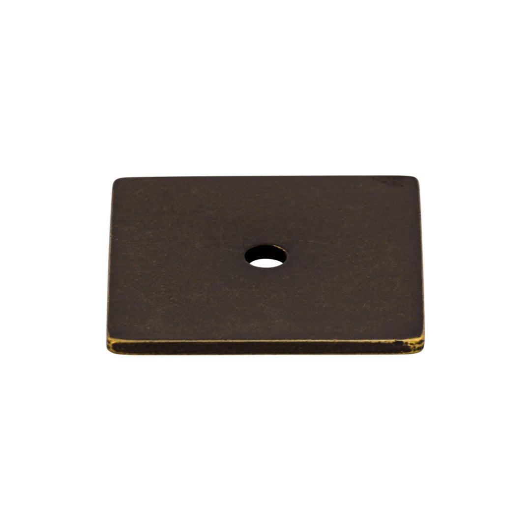 Top Knobs - Square Knob Backplates 1-1/4" German Bronze