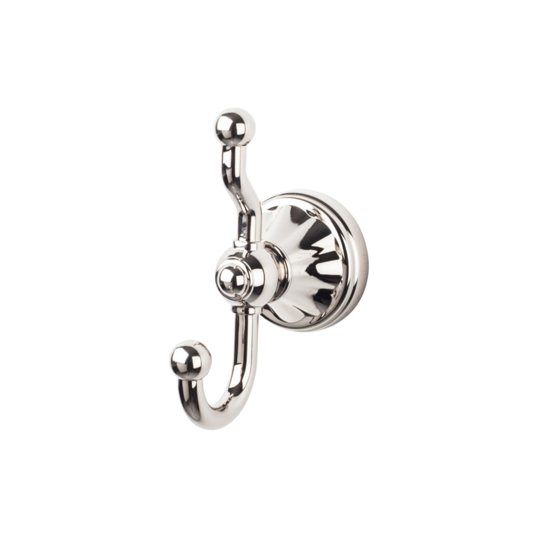 Top Knobs - Hudson Bath Double Hooks Polished Nickel