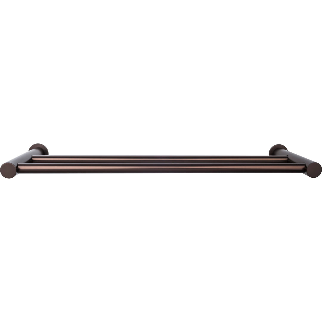 Top Knobs - Hopewell Bath Towel Bar Doubles 18" Oil Rubbed Bronze