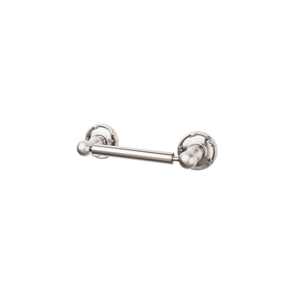 Top Knobs - Edwardian Bath Tissue Holder Ribbon Backplates Brushed Satin Nickel