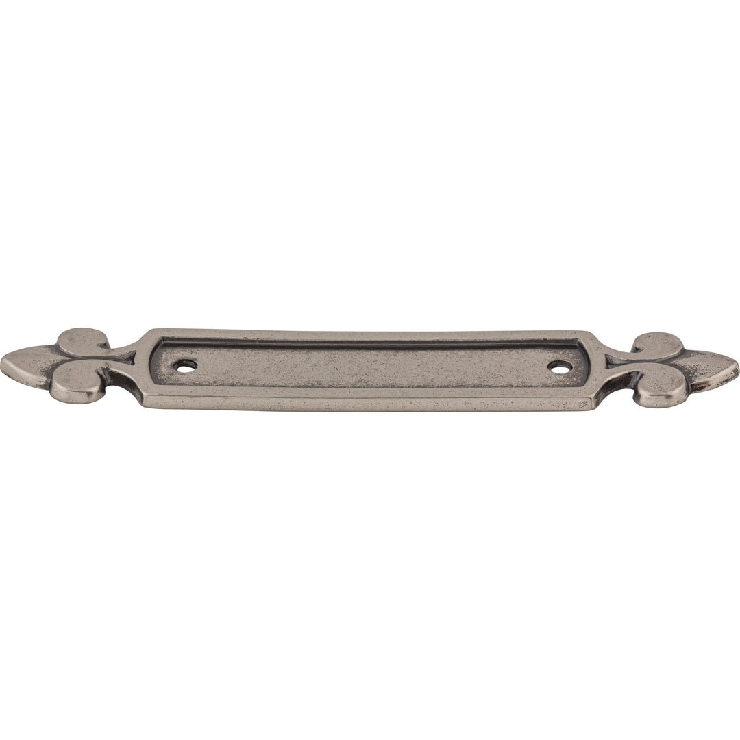 Top Knobs - Dover Backplate Pull Backplates Pewter Antique