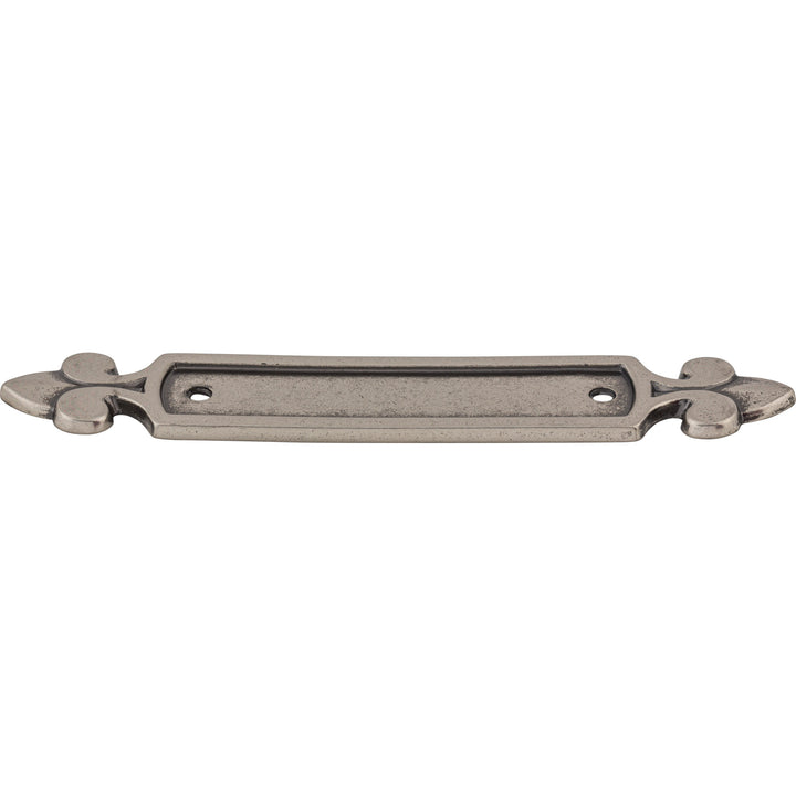 Top Knobs - Dover Backplate Pull Backplates Pewter Antique