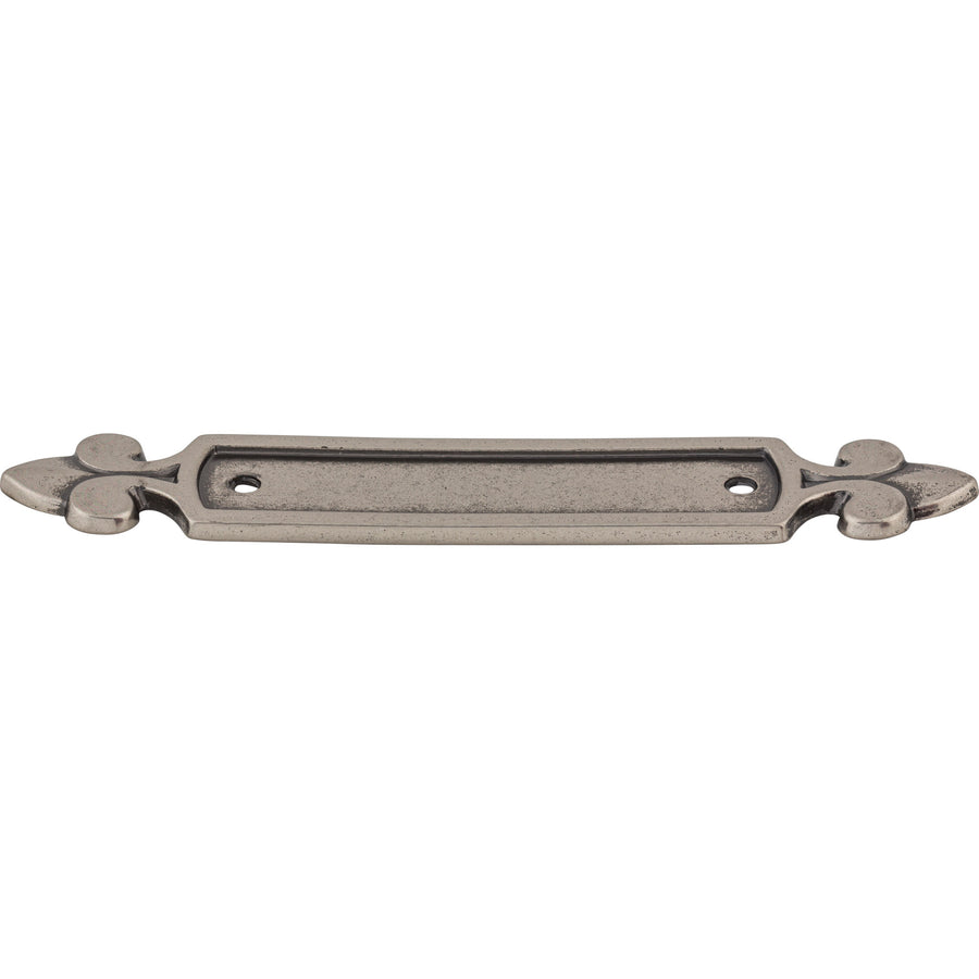 Top Knobs - Dover Backplate Pull Backplates Pewter Antique