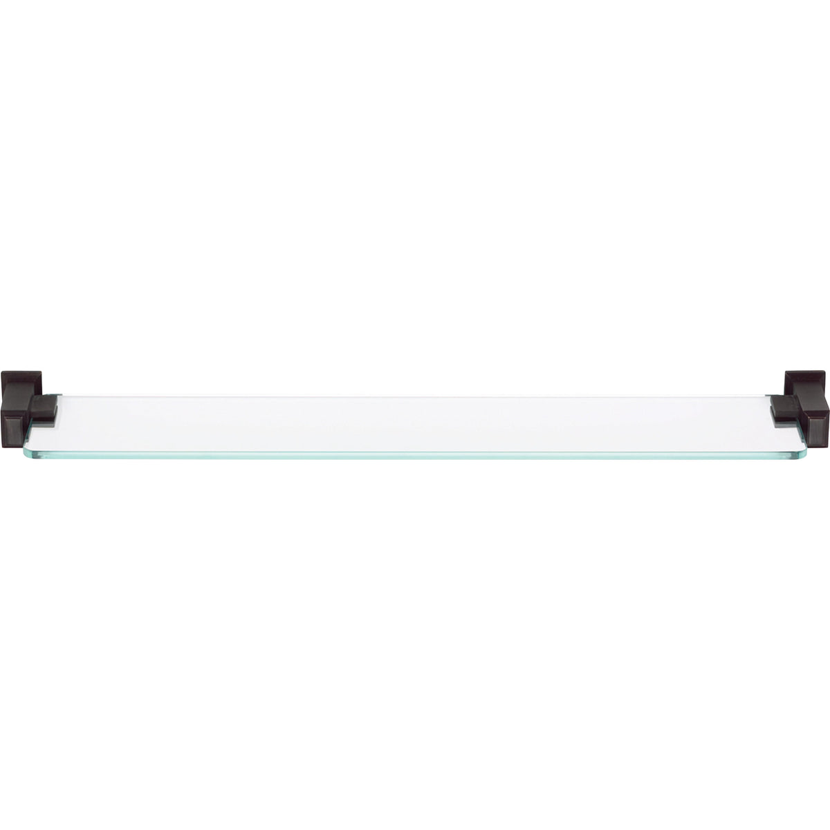 Atlas Sutton Place Bath Glass Shelf 24 Inches Venetian Bronze in Venetian Bronze