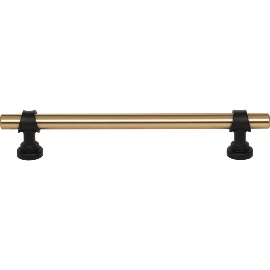 Top Knobs - Bit Bar Pulls (M1197) 6 5/16" Honey Bronze and Flat Black