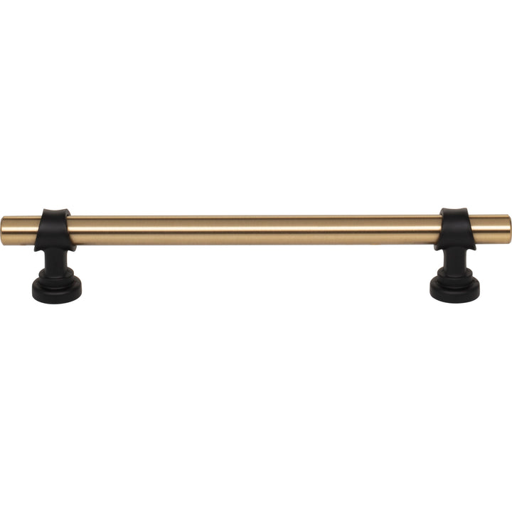 Top Knobs - Bit Bar Pulls (M1197) 6 5/16" Honey Bronze and Flat Black