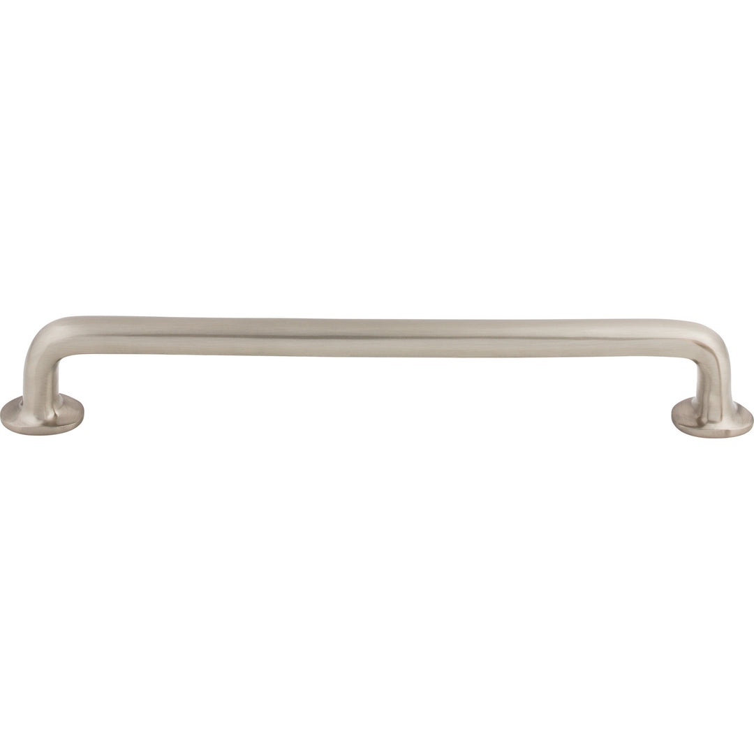 Top Knobs - Aspen II Rounded Appliance Pulls 12" Brushed Satin Nickel
