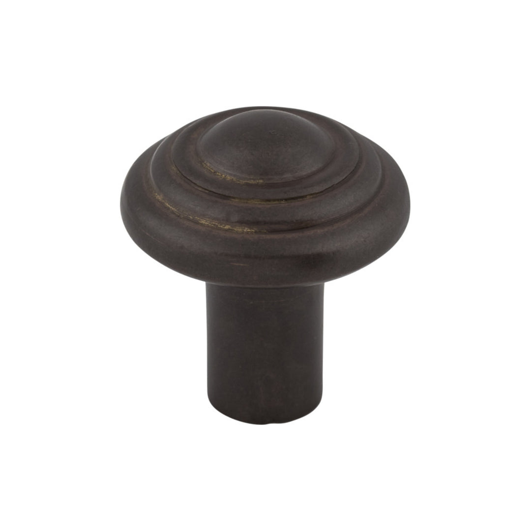 Top Knobs - Aspen Button Round Knobs 1 1/4" Medium Bronze