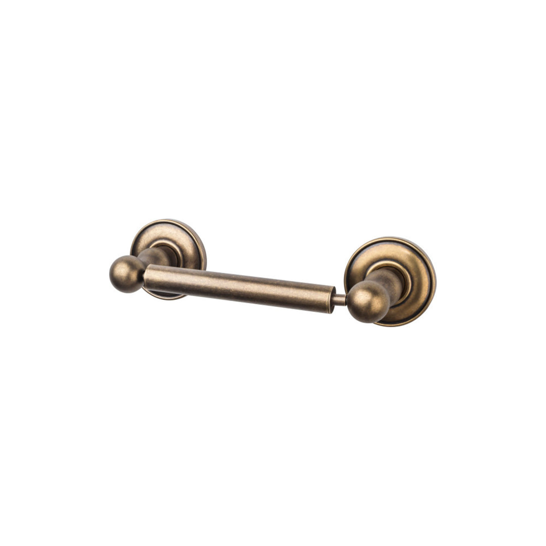 Top Knobs - Edwardian Bath Tissue Holder Plain Backplates German Bronze