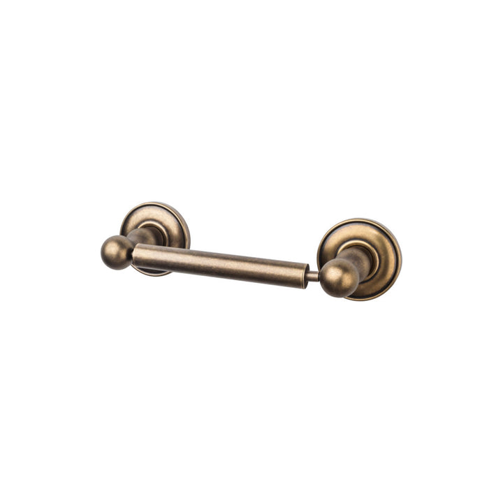 Top Knobs - Edwardian Bath Tissue Holder Plain Backplates German Bronze
