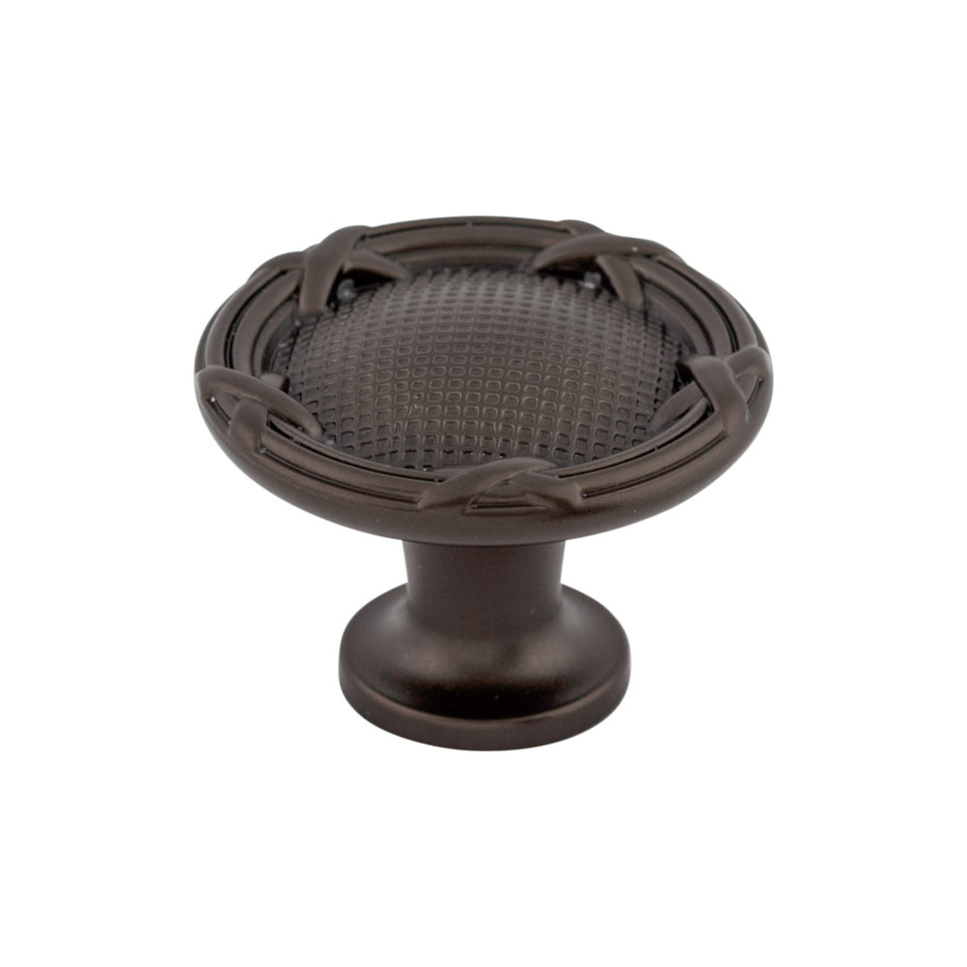 Top Knobs - Ribbon & Reed Round Knobs Oil Rubbed Bronze