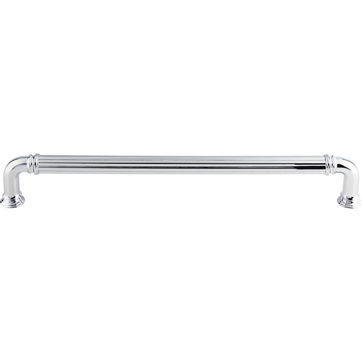 Top Knobs - Reeded Appliance Pulls 18" Polished Chrome