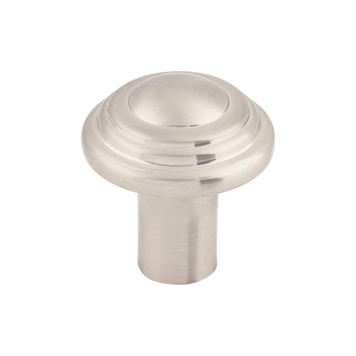 Top Knobs - Aspen II Button Round Knobs 1 1/4" Brushed Satin Nickel