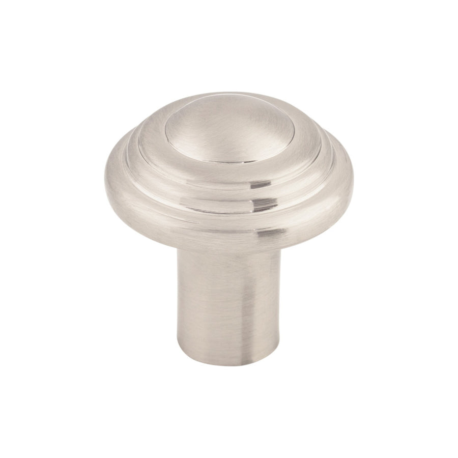 Top Knobs - Aspen II Button Round Knobs 1 1/4" Brushed Satin Nickel