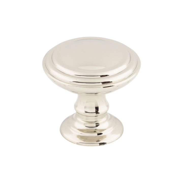 Top Knobs - Reeded Round Knobs 1 1/2" Polished Nickel