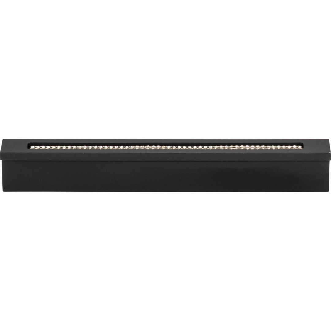 Atlas - Crystal Bar Inset Thin Pulls Matte Black