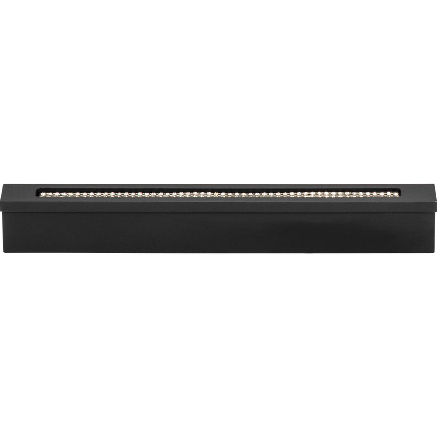 Atlas - Crystal Bar Inset Thin Pulls Matte Black
