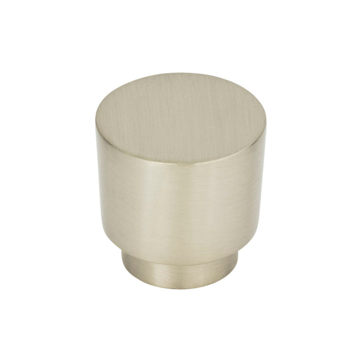 Atlas Tom Tom Round Knob in Brushed Nickel