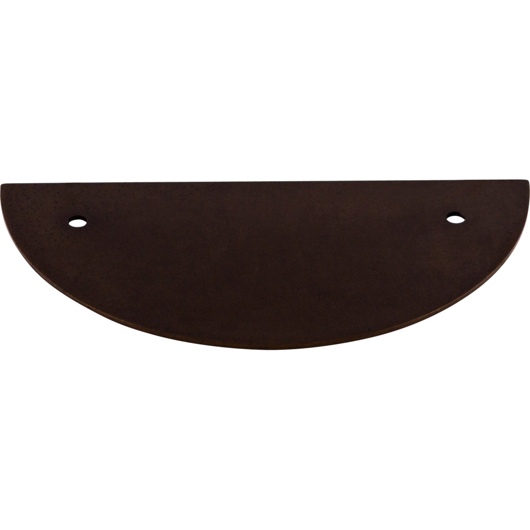 Top Knobs - Half Circle Pull Backplates Oil Rubbed Bronze