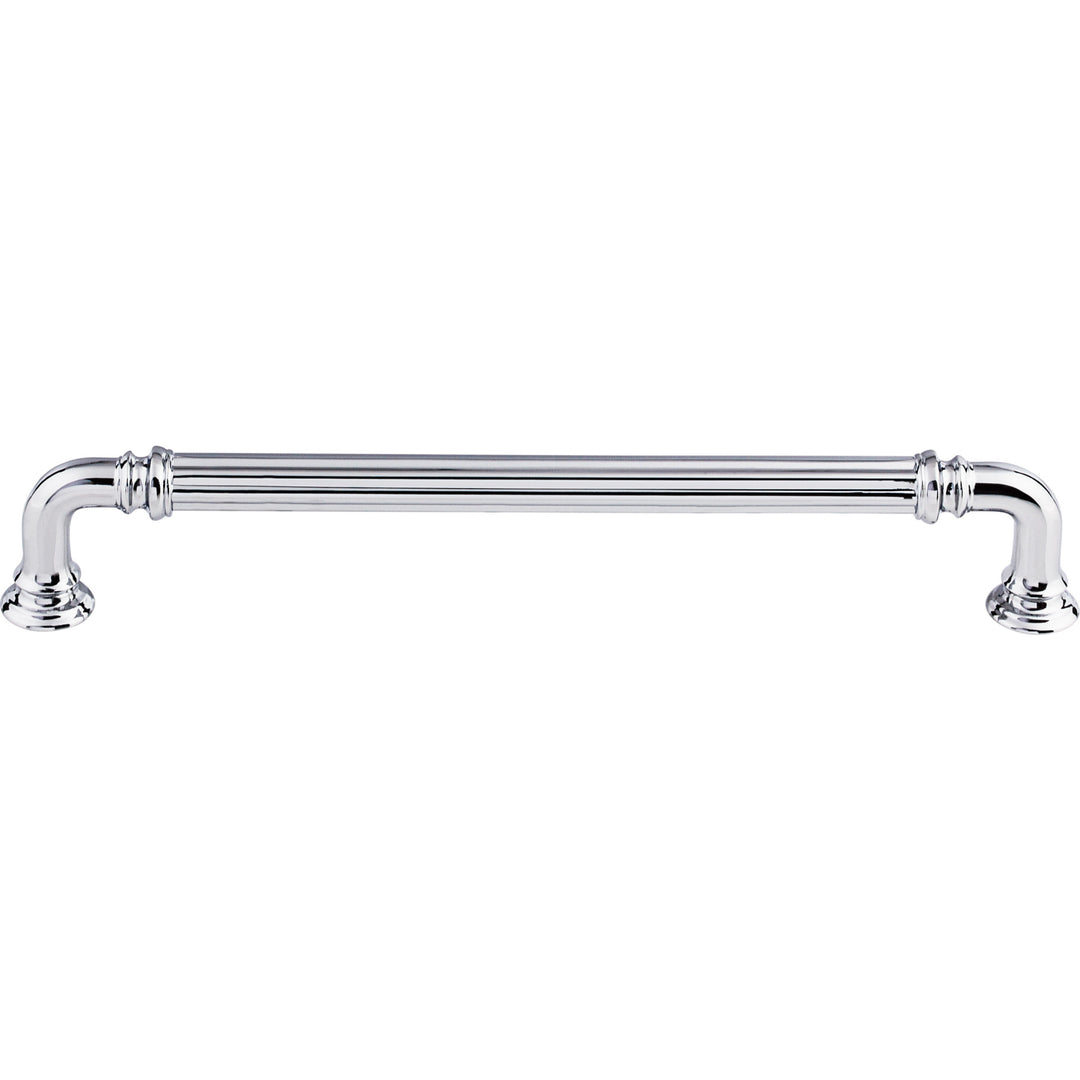 Top Knobs - Reeded Pulls 7" Polished Chrome