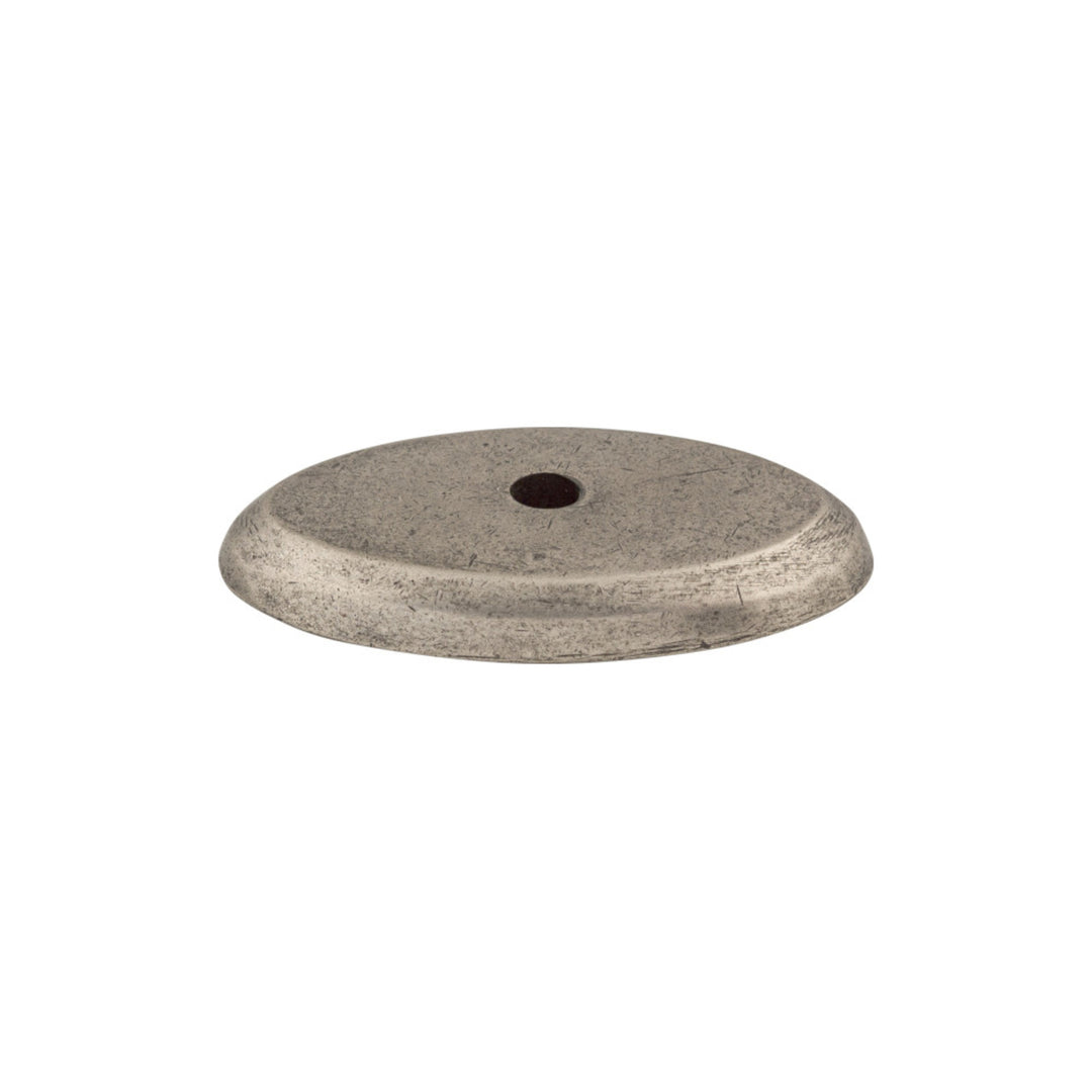 Top Knobs - Aspen Oval Knob Backplates 1 1/2" Silicon Bronze Light