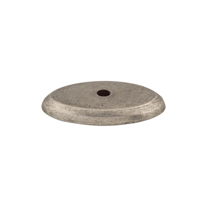 Top Knobs - Aspen Oval Knob Backplates 1 1/2" Silicon Bronze Light