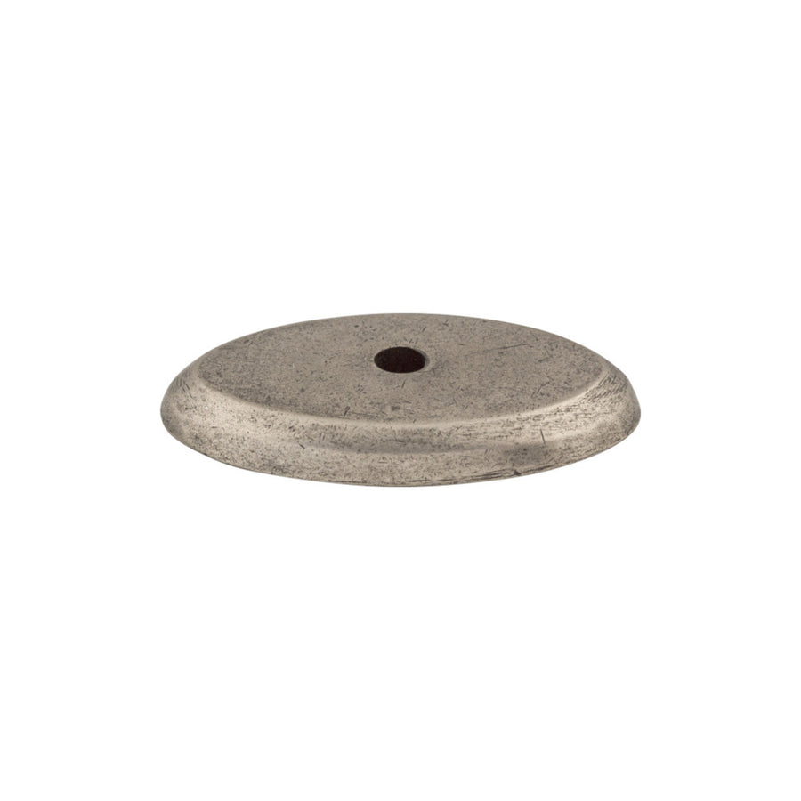 Top Knobs - Aspen Oval Knob Backplates 1 1/2" Silicon Bronze Light