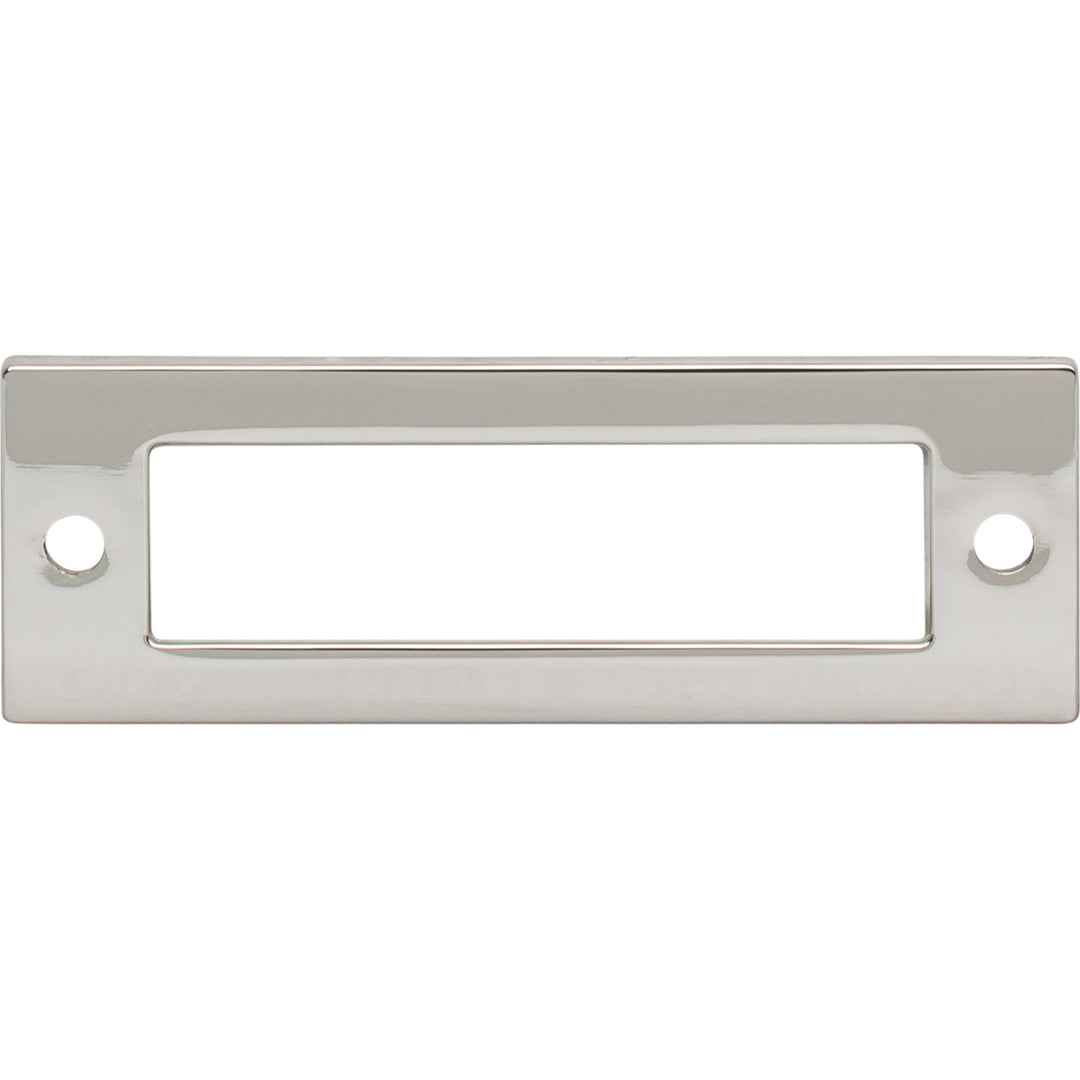 Top Knobs - Hollin Pull Backplates 3" Polished Nickel