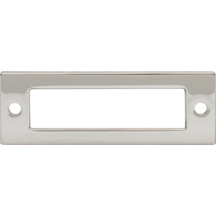 Top Knobs - Hollin Pull Backplates 3" Polished Nickel