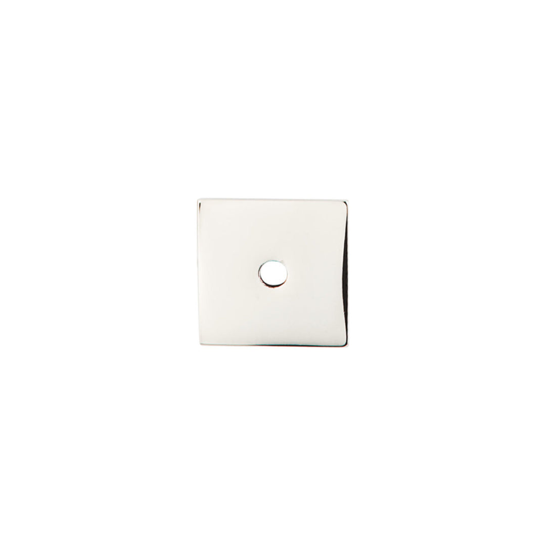 Top Knobs - Square Knob Backplates 1" Polished Nickel