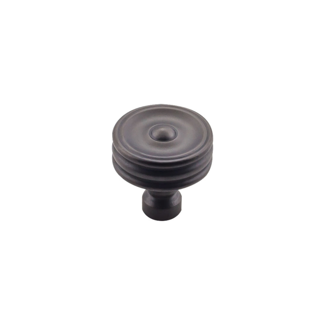 Top Knobs - Brixton Ridged Round Knobs Sable