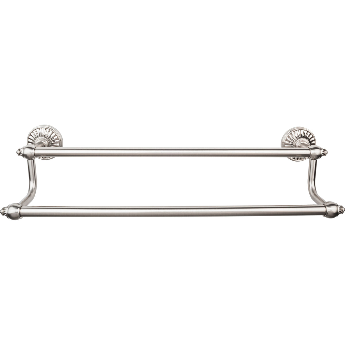 Top Knobs - Tuscany Bath Towel Bar Doubles 30" Brushed Satin Nickel