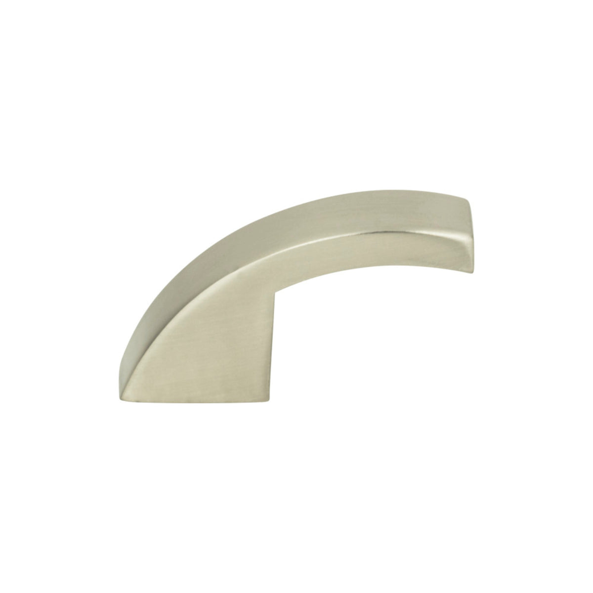 Atlas Hook Novelty Cabinet Knob in Brushed Nickel