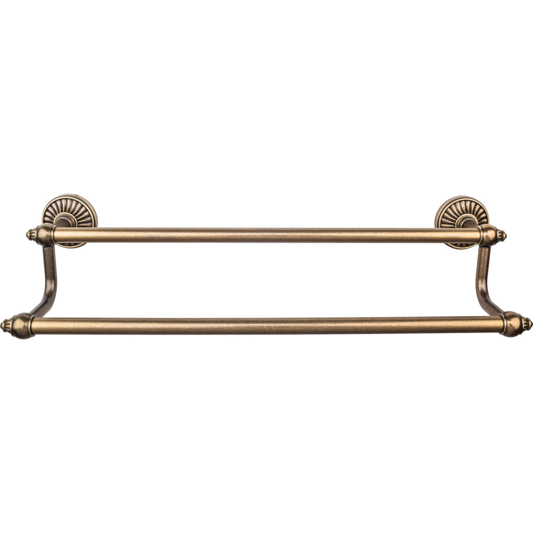 Top Knobs - Tuscany Bath Towel Bar Doubles 24" German Bronze
