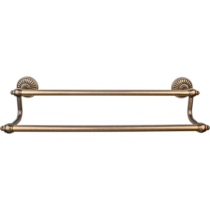 Top Knobs - Tuscany Bath Towel Bar Doubles 24" German Bronze