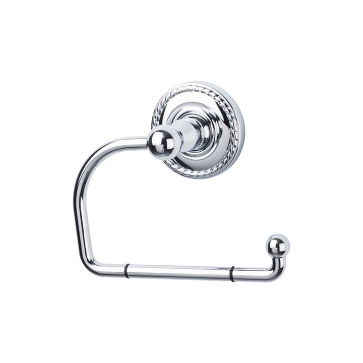 Top Knobs - Edwardian Bath Tissue Hook Rope Backplates Polished Chrome