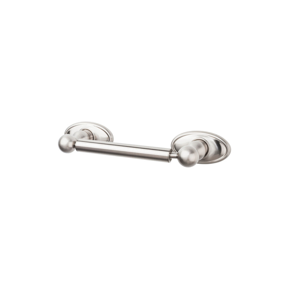 Top Knobs - Edwardian Bath Tissue Holder Oval Backplates Brushed Satin Nickel