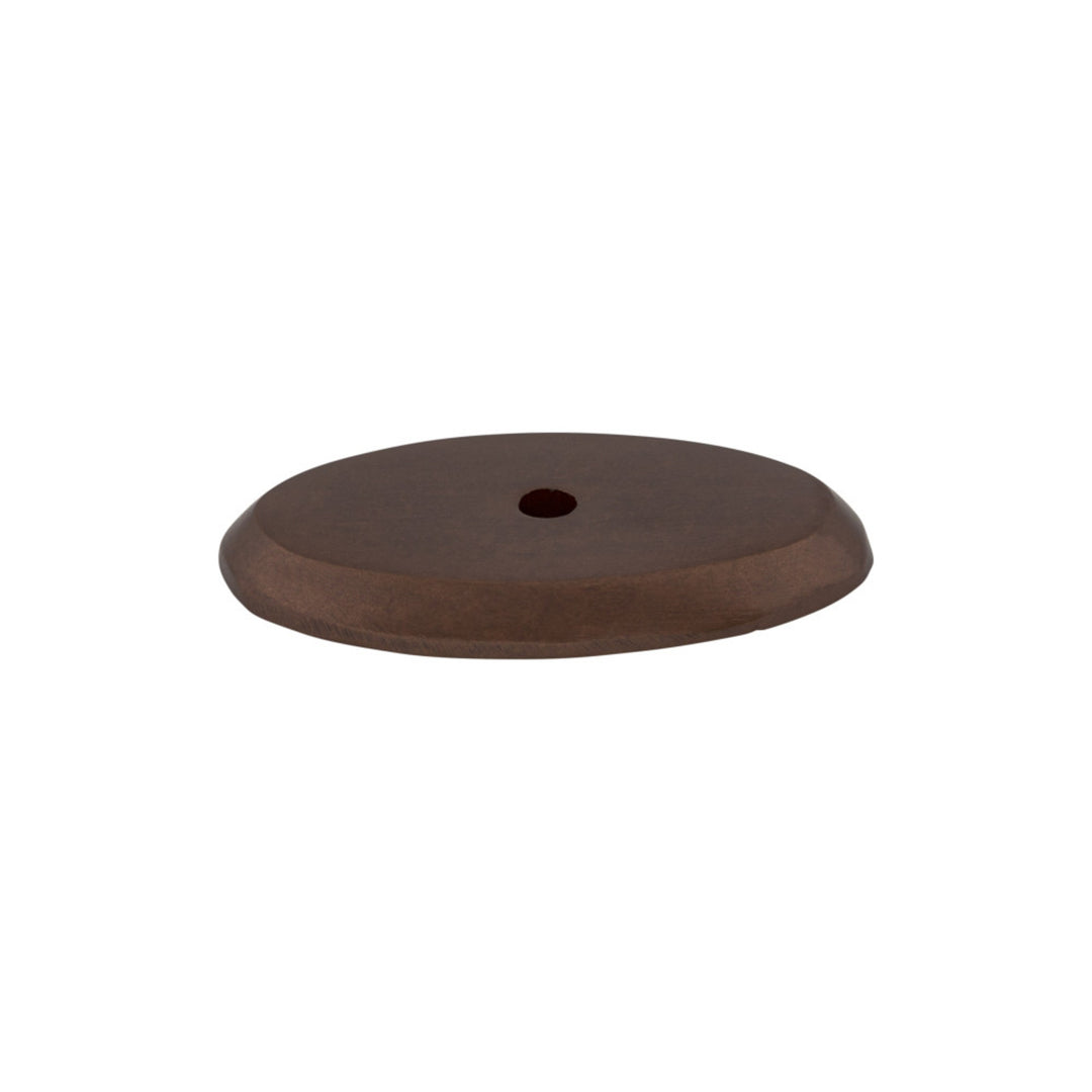 Top Knobs - Aspen Oval Knob Backplates 1 3/4" Mahogany Bronze