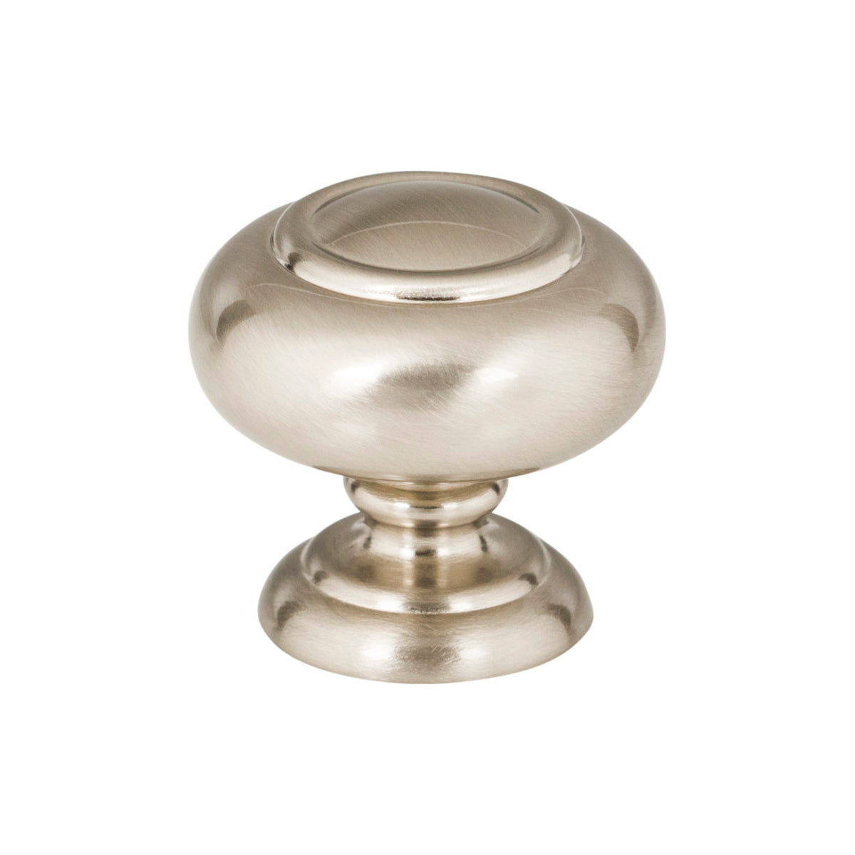 Atlas Victoria Mushroom Knob in Brushed Nickel