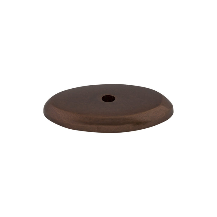 Top Knobs - Aspen Oval Knob Backplates 1 1/2" Mahogany Bronze