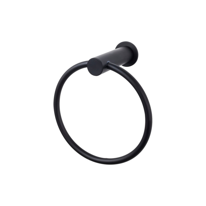 Top Knobs - Hopewell Bath Rings Flat Black