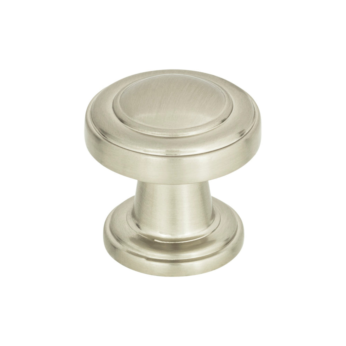 Atlas Bronte Round Knob in Brushed Nickel
