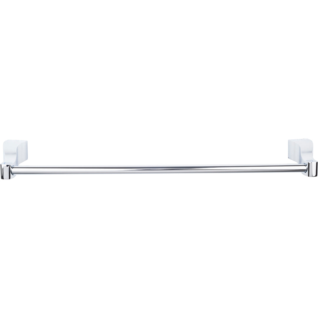 Top Knobs - Aqua Bath Towel Bar Singles 18" Polished Chrome