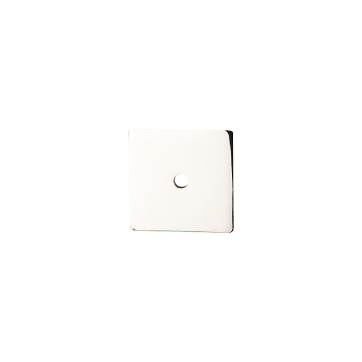 Top Knobs - Square Knob Backplates 1-1/4" Polished Nickel