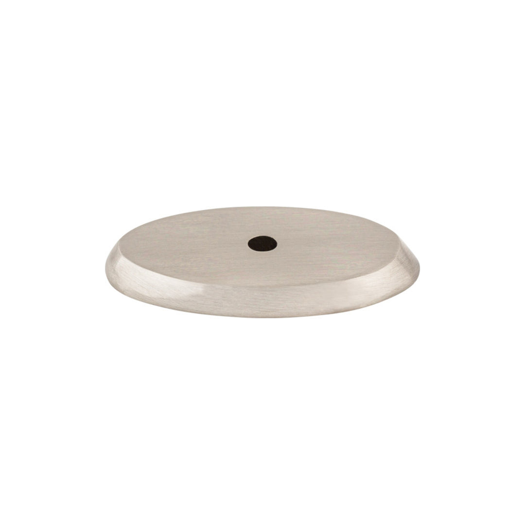 Top Knobs - Aspen II Oval Knob Backplates 1 3/4" Brushed Satin Nickel