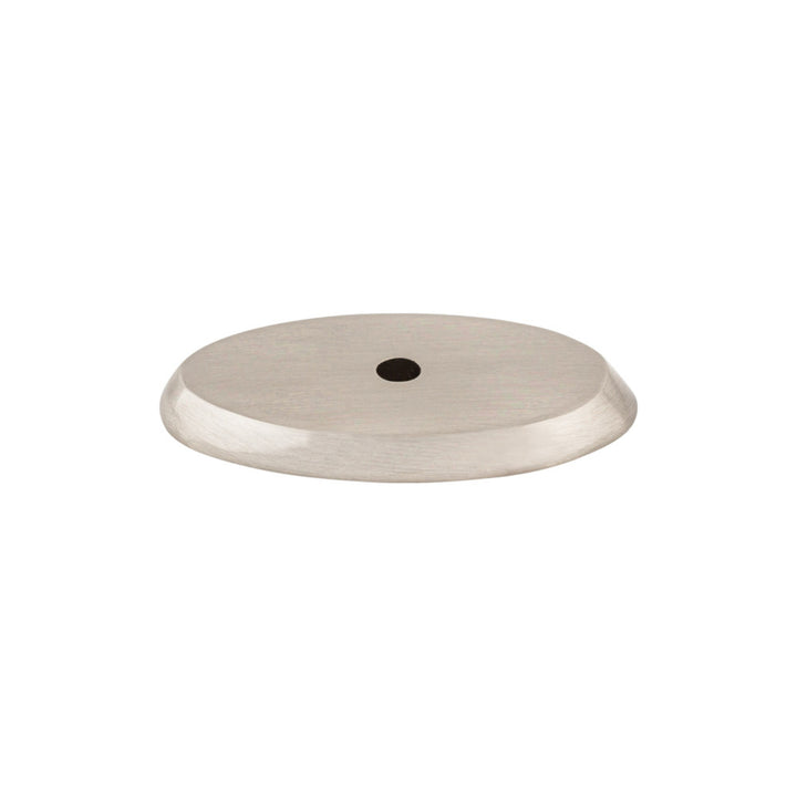 Top Knobs - Aspen II Oval Knob Backplates 1 3/4" Brushed Satin Nickel