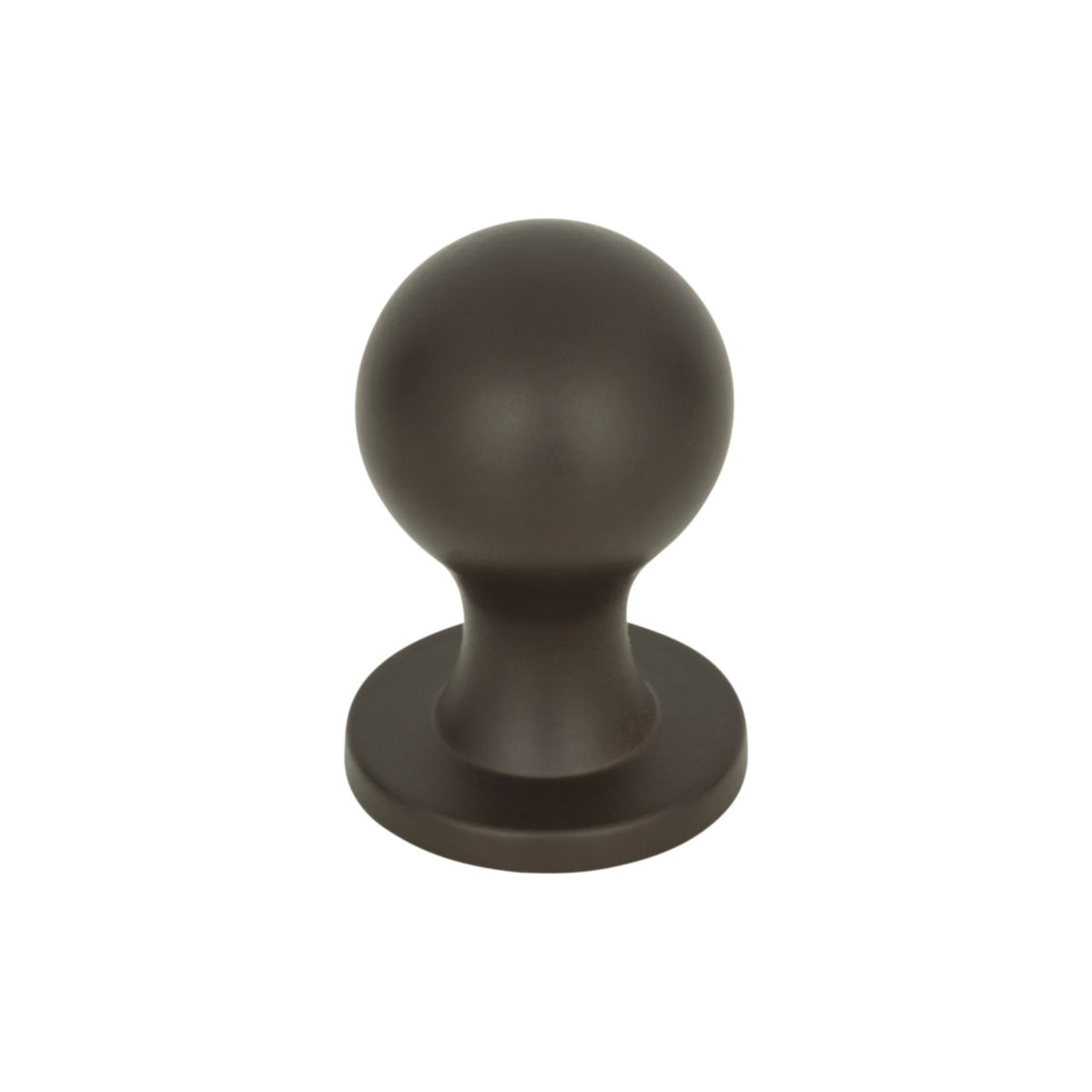 Atlas Nipple Round Knob in Aged Bronze