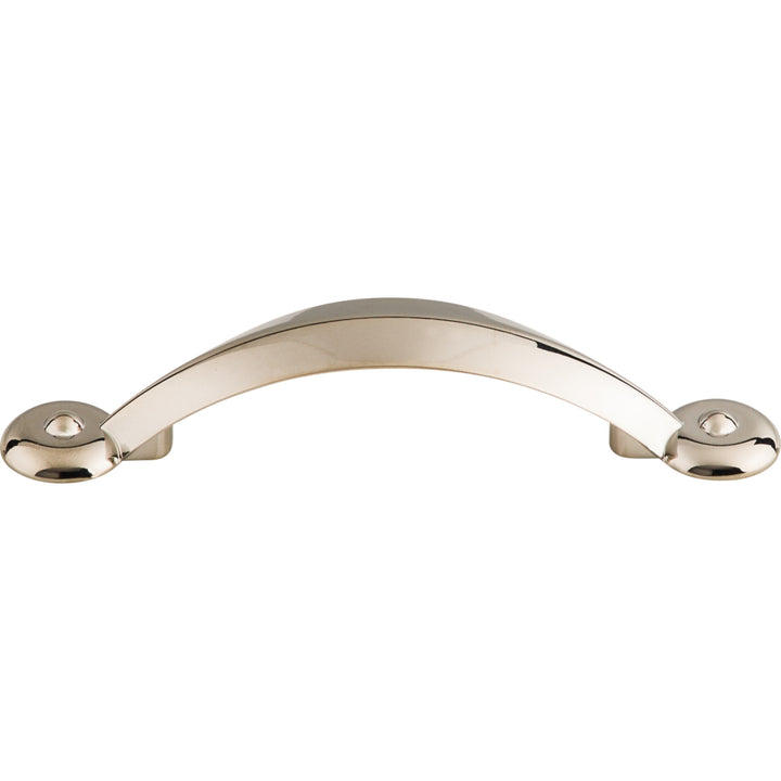 Top Knobs - Angle Bar Pulls 3" Polished Nickel