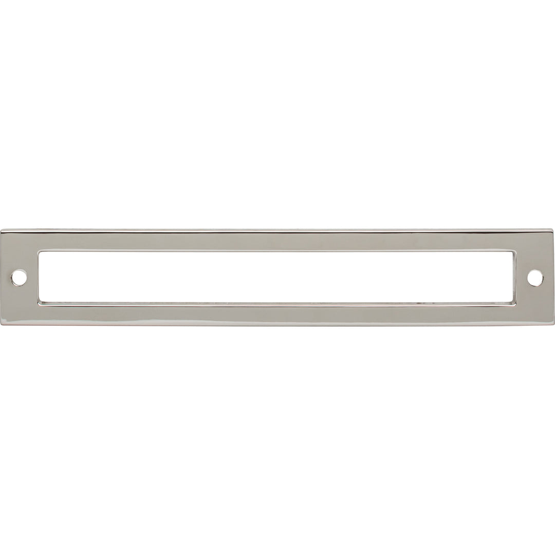 Top Knobs - Hollin Pull Backplates 6 5/16" Polished Nickel