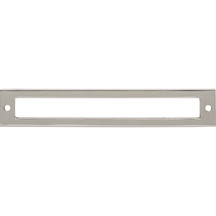 Top Knobs - Hollin Pull Backplates 6 5/16" Polished Nickel